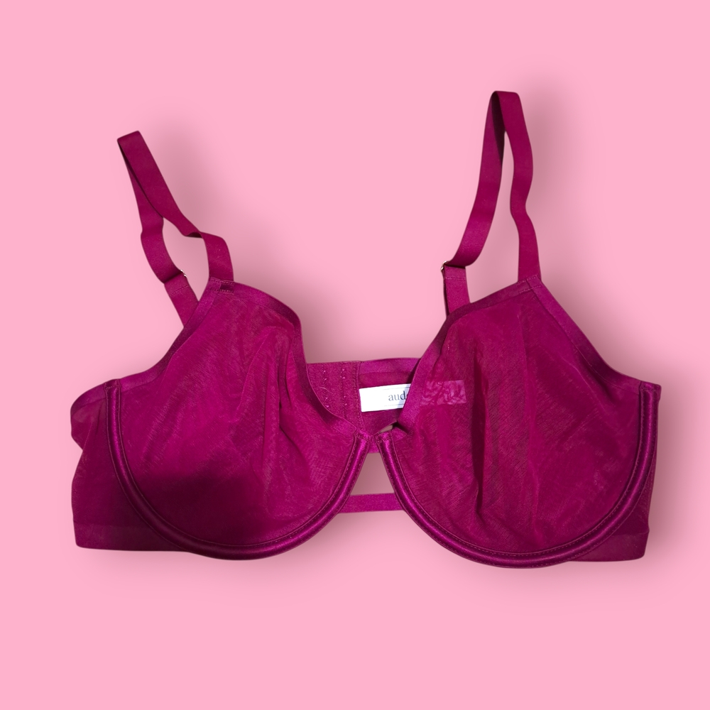 Auden Maroon Underwire Bra